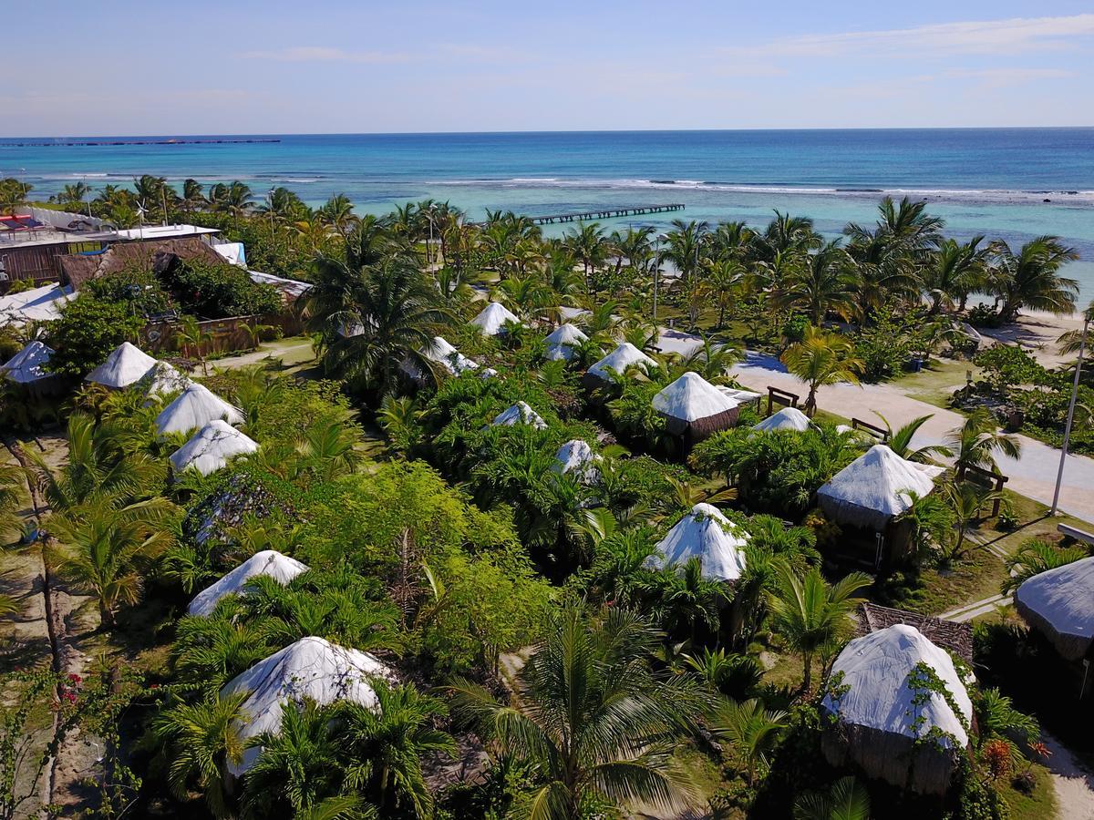 Eco Cabanas Bluekay Hotel Mahahual Exterior foto